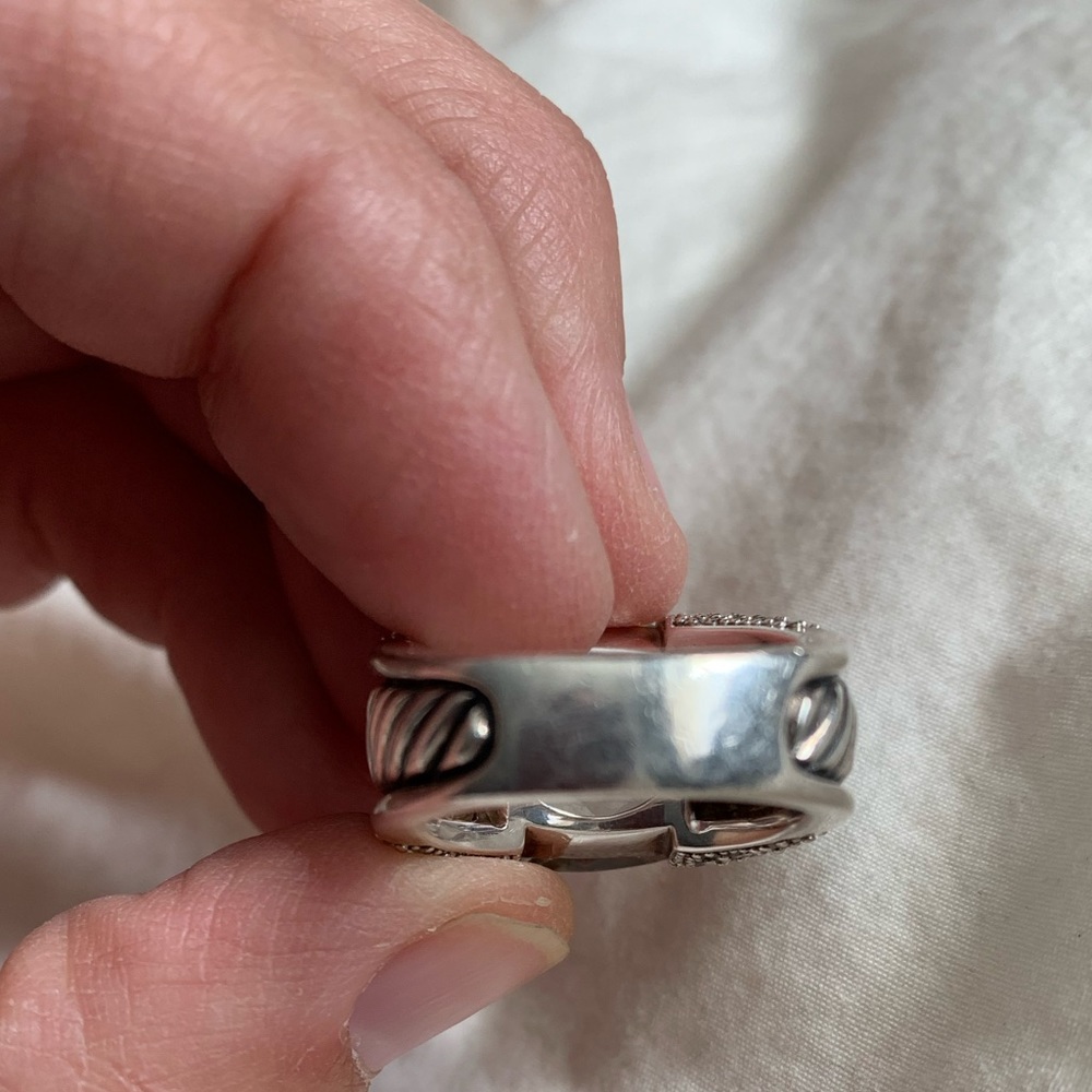 EUC - David Yurman Prasiolite and Diamond Ring - Picture 13 of 16